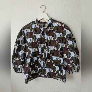 Marni Multicolor Abstract Blouse